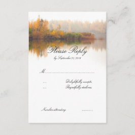 Hochzeit im Herbst UAWG RSVP Karte