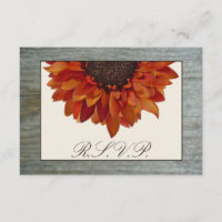 Hochzeit im Herbst UAWG - Sonnenblumen und Barnwoo