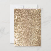 Hochzeit im Herbst UAWG von Gold und Weiß Pumpkins RSVP Karte (Rückseite)