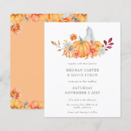 Hochzeit im Herbst von Haushaltspumpen