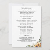 Hochzeit im Herbst von Pumpkin Sonnenblumen Einladung (Rückseite)