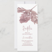 Hochzeit im Herbst Wasserfarbenleaf Details Einlad Einladung (Vorderseite)