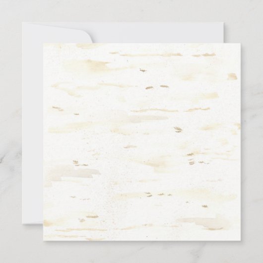 Hochzeit im Herbst Wreath Boho Feather Birch Bark Einladung (Rückseite)