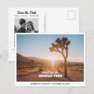 Hochzeit im Joshua Tree National Park - Save-the-D Postkarte