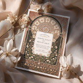 Hochzeit im Jugendstil Einladung