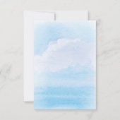 Hochzeit im Leuchtturm Dankeskarte (Rückseite)