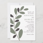 Hochzeit im mediterranen Stil Einladung (Vorderseite)