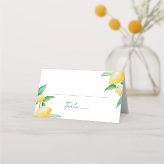 Hochzeit im Mittelmeer mit Aquarellbildern Platzkarte