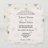 Hochzeit im Nautischen Meer Einladung (Vorne/Hinten)