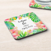 Hochzeit im Paradies Getränkeuntersetzer (Linke Seite)