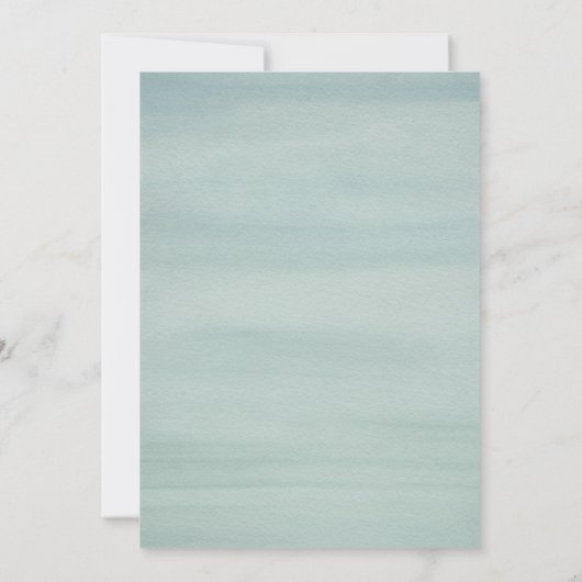 Hochzeit im Paradies Tropischer Hibiskus Einladung (Rückseite)