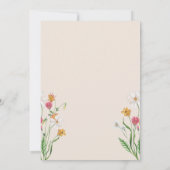 Hochzeit im Stil Einladung (Rückseite)