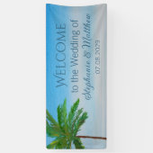 Hochzeit im tropischen Meer Banner (Vertikal)