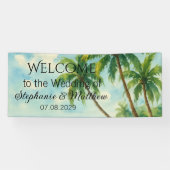 Hochzeit im tropischen Meer Banner (Horizontal)