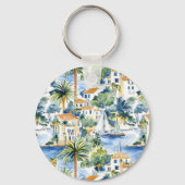 Hochzeit im tropischen Mittelmeer Schlüsselanhänger (Vorderseite)