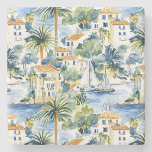 Hochzeit im tropischen Mittelmeer Steinuntersetzer