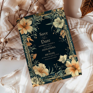 Hochzeit im viktorianischen königlichen Stil  Save The Date