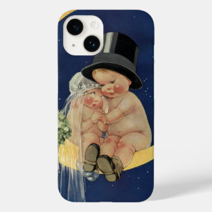 Hochzeit im Vintage-Stil, süßes Brautpaar auf eine Case-Mate iPhone Hülle