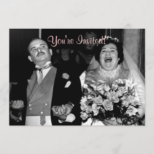 Hochzeit im Vintage-Stil - Unser glücklicher Tag! Einladung
