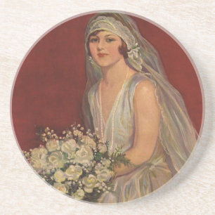 Hochzeit im Vintage-Stil, viktorianische Braut Bra Untersetzer