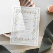 Hochzeit im Vintagen Garten Pergament Einladungen