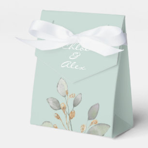 Hochzeit im Wasserfarbengarten Geschenkschachtel
