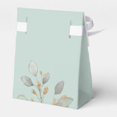 Hochzeit im Wasserfarbengarten Geschenkschachtel (Rückseite)