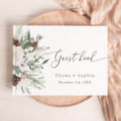 Hochzeit im Winter Gästebuch