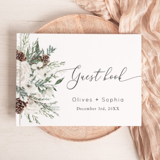 Hochzeit im Winter Gästebuch