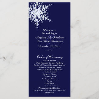 Hochzeit im Winter Programm