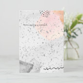 Hochzeit in Aquarellen Einladung (Stehend Vorderseite)