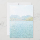 Hochzeit in ästhetischer Natur Einladung (Rückseite)