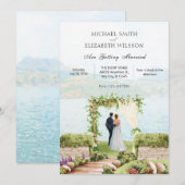 Hochzeit in ästhetischer Natur Einladung (Vorne/Hinten)