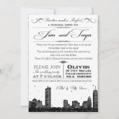 Hochzeit in Boston Einladung (Vorderseite)