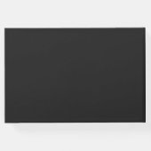 Hochzeit in Boston | Moderner Deko Skyline Gästebuch (Rückseite)