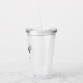 Hochzeit in Burgund, Navy und Blush Pink Acryltrinkbecher (Links)