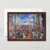 Hochzeit in Cana, Hochzeit in Cana, Postkarte (Vorne/Hinten)