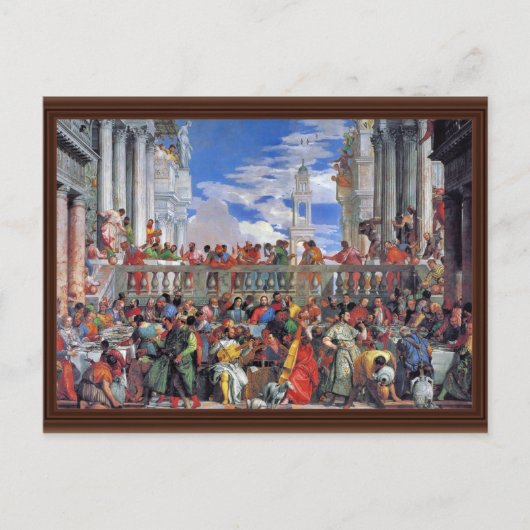 Hochzeit in Cana, Hochzeit in Cana, Postkarte (Vorderseite)