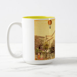 Hochzeit in der Kapelle von Coimbras. Braga - Port Zweifarbige Tasse