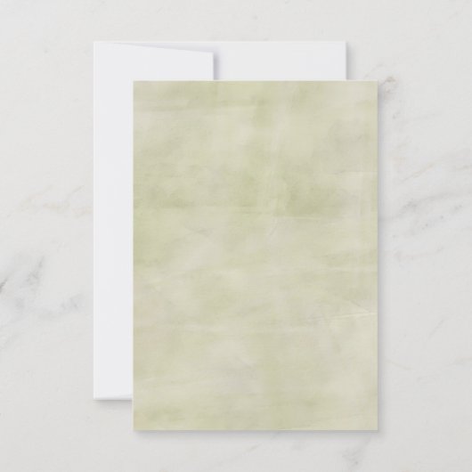 Hochzeit in der Pines-RSVP-Karte RSVP Karte (Rückseite)