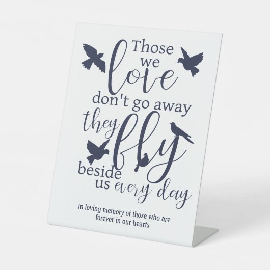 Hochzeit in einem liebenden Gedächtnistisch Sockelschild (Vorderseite)