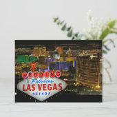 Hochzeit in Fabulous Las Vegas Einladung (Stehend Vorderseite)