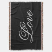 Hochzeit in Grauschwarz Decke (Vorderseite Vertikal)