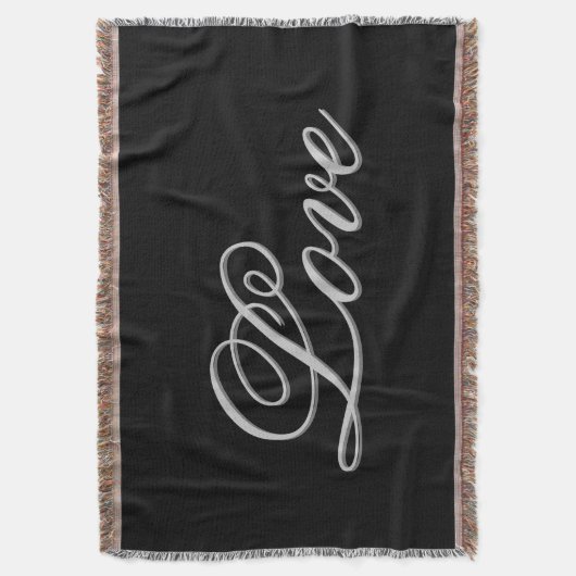 Hochzeit in Grauschwarz Decke (Vorderseite Vertikal)