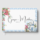 Hochzeit in Griechenland - Mittelmeer Gästebuch (Vorderseite)