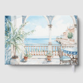 Hochzeit in Griechenland - Mittelmeer Gästebuch (Rückseite)