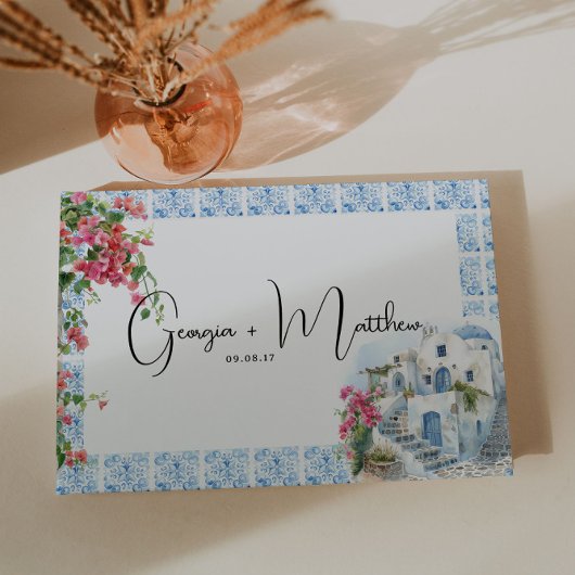 Hochzeit in Griechenland - Mittelmeer Gästebuch