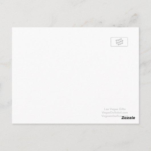 Hochzeit in Las Vegas Bride & Groom i do Postcard Postkarte (Rückseite)