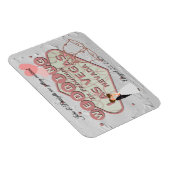 Hochzeit in Las Vegas Foto Magnet (Rechte Seite)