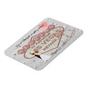 Hochzeit in Las Vegas Foto Magnet (Linke Seite)